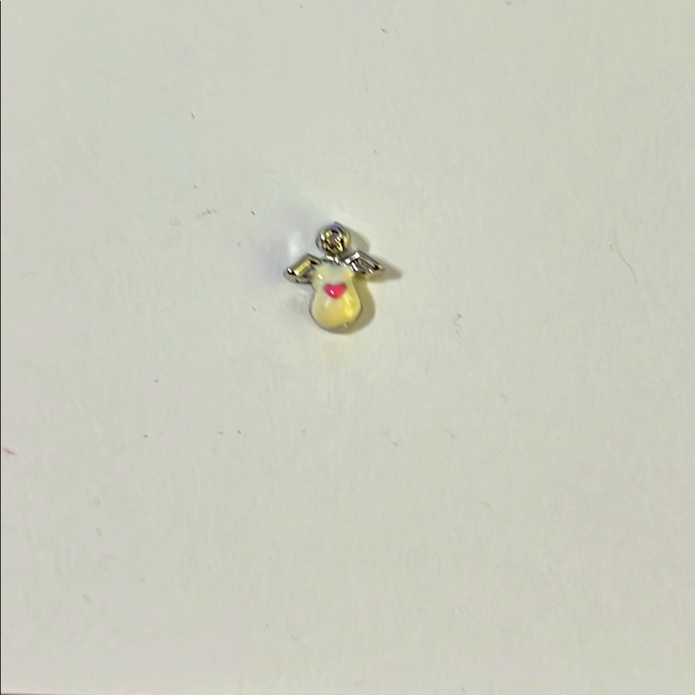 Origami Owl angel charm, living locket, retired